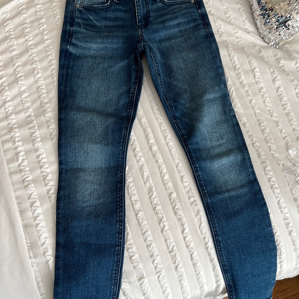 Rag & Bone Cate Mid-Rise Skinny in Topaz Women's Size 23 NWT $225